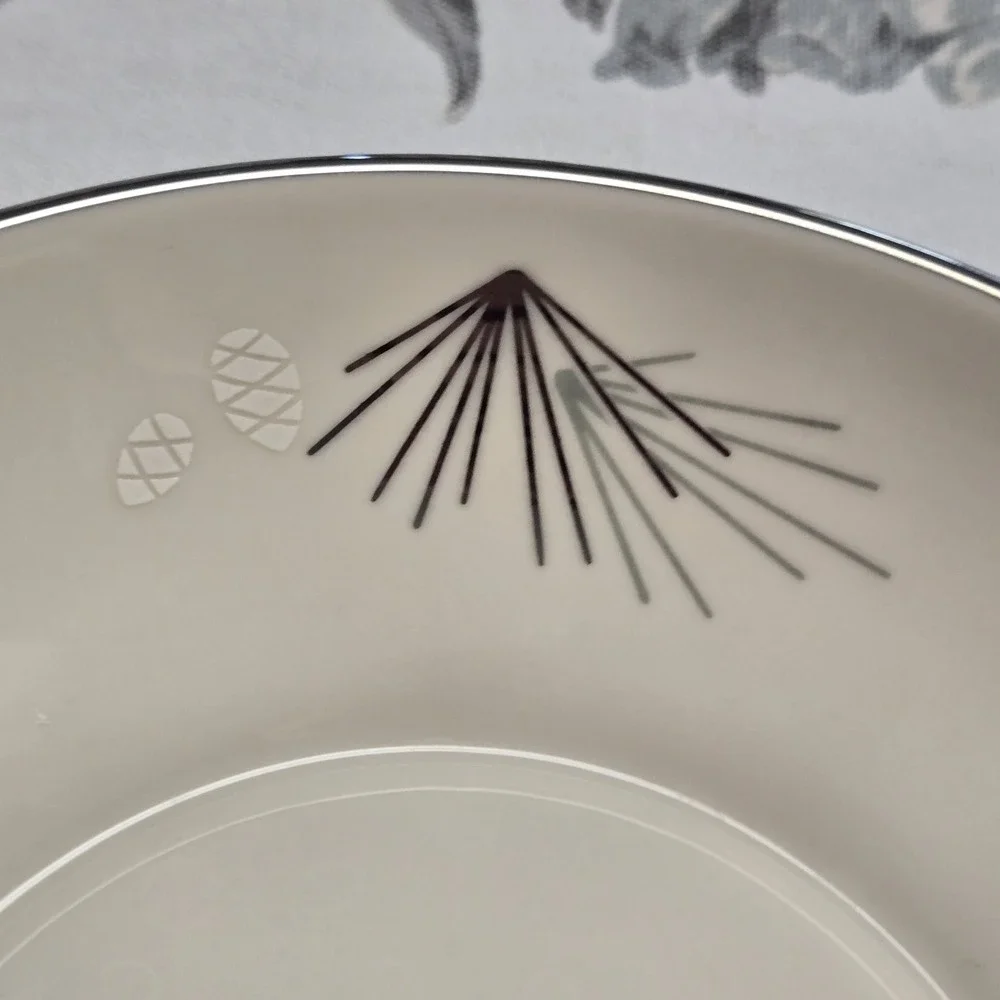 Franciscan SILVER PINE Atomic Coupe Soup Bowl 7 3/8